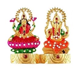 Kulin Metal Religious Idol of Lakshmi Ganesh Premium Statue-image-3