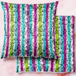 ArtzFolio Multicoloured Set of 2 Square Cushion Covers-image-61