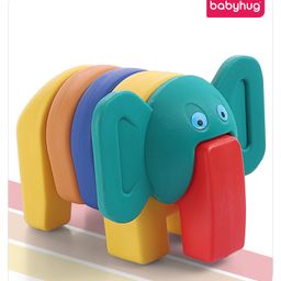 Babyhug Little Jumbo Horizontal Shape Stacker Toy Multicolour - 6 Pieces-11