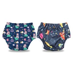 Chinmay Kids Baby Swim Diaper Waterproof Reusable Leakproof Adjustable Infant Pool Pant Boys And Girls Swim Diaper- Blue-25