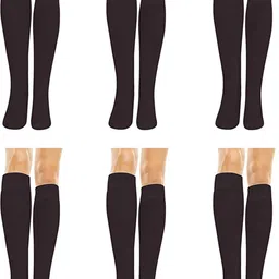MUKHAKSH Unisex Brown Socks-picture-14
