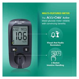 Accu-Chek Active Glucometer Kit (With Free 10 Strips) image 2