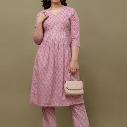 VIPY HANGER Women Pure Cotton Kurta Sets-picture-34