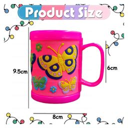 FunBlast Cartoon Printed Embossed Milk Mug for Kids - 1 Pc Random Color & Design - 350ml image 3