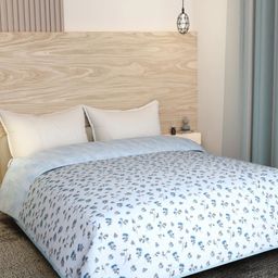 Florida Blue & Red Set of 4 Floral AC Room 300 GSM Double Bed Dohar-picture-23