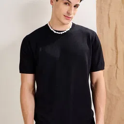 MASCLN SASSAFRAS Premium Loose-Knit T-Shirt-image-14