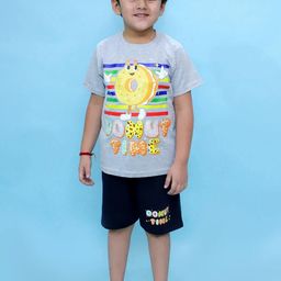 CHANDRIKA Boys Printed T-shirt with Shorts-image-47