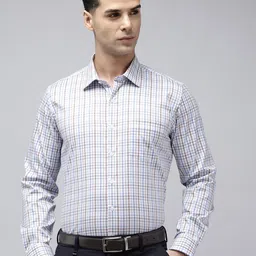 Van Heusen Slim Fit Checked Formal Shirt-picture-15
