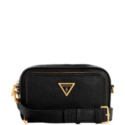 Guess Black Textured Sling Handbag-image-21