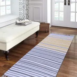 Pequra Multicolored Cotton Floor Covering Daniel Runner Rug-39