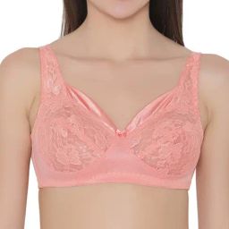 Clovia Peach Non Wired Non Padded Full Coverage Bra-image-24
