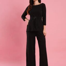 Globus Black Maxi Co-Ord Set-image-79
