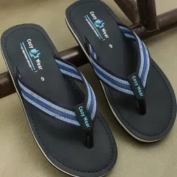 Cozy Wear Men Black Flip Flops-picture-11