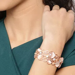 YouBella Women Rose Gold-Plated Bangle-Style Bracelet-56