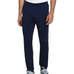 Van Heusen Performance Regular Fit Swift Dry 4 Way Stretch Solid Trackpants - Navy-27