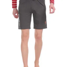 U.S. Polo Assn. Grey Regular Fit Shorts-picture-36