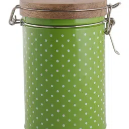 HAZEL Green Galvanized Metal Container with Clip Lock (1.13L)-image-85