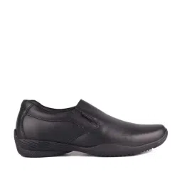 Red Chief Men's Black Formal Loafers-image-5