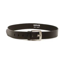 Spykar Black Casual Leather Belt for Men-image-90