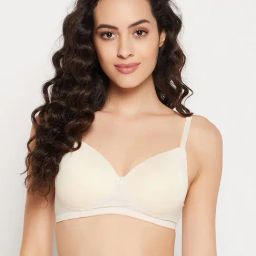 Clovia Beige T-Shirt Bra-image-68