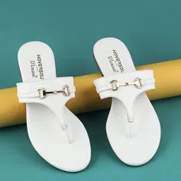 Hoversoul X D'Lorzeri Women's Ivona White T-Strap Sandals-picture-42