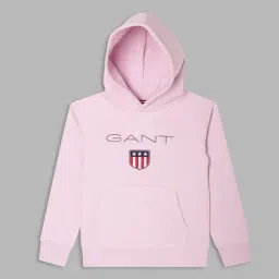 Gant Kids Baby Pink Printed Full Sleeves Sweatshirt-image-86