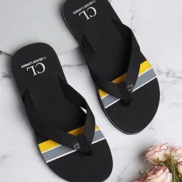 Carlton London Men's Black Flip Flops-image-49