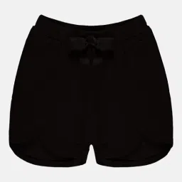 Kiddopanti Kids Black Solid Shorts-image-29