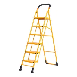 Alnico Hevay Duty Platform Ladder Foldable Steel 6 Steps 150 Kg Load Capacity, YKL 6-picture-26