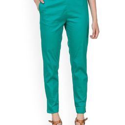 SRISARAS Women Cotton Cigarette Trousers-picture-16