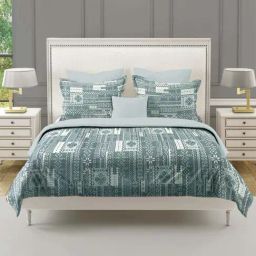 Swayam Ananda Brown Cotton 210 TC 130 GSM King Size Bedsheet With 2 Pillow Covers-picture-36