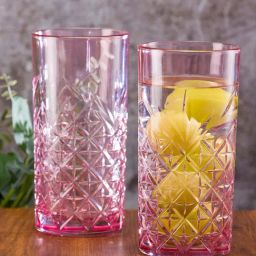 Pasabahce Pink Glass Juice Glass 450 ml - Set of 2-image-19