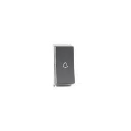 Philips 10 A 1 Module Push Bell Switch Metallica Grey, 913713970101-24