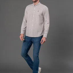 Red Tape Men Checked Casual Shirt-image-78