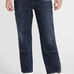 AMERICAN EAGLE OUTFITTERS Men Relaxed Fit Mid-Rise Low Distress Light Fade Cotton Jeans-image-30