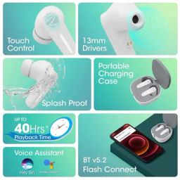 zebronics Zebronics¿White Sound Bomb 7 Bluetooth TWS in Ear Earbuds image 4