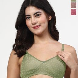LILY Women Pack of 3 Full Coverage Non-Wired and Non Padded Bra-48