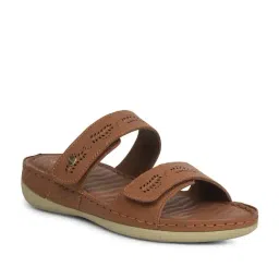 Scholl by Bata Women's Tan Casual Sandals-picture-2