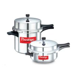 Prestige Popular Great Value Pack Silver Aluminium Outer Lid Pressure Cooker - Set of 2-image-53
