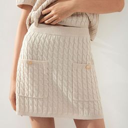 H&M Cable-Knit Skirt-image-94