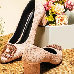 Dollphin Women Pink Heels-52