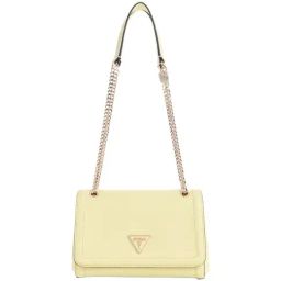 Guess Pale Yellow Textured Sling Handbag-picture-12