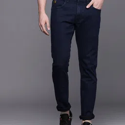 WROGN Men Blue Slim Fit Stretchable Jeans-image-13