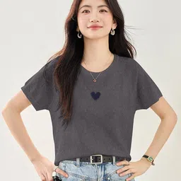 StyleCast Women Short Sleeves Round Neck Sweatshirts-picture-2