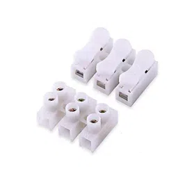 Rpi Shop 3 Way Push Wire Connector & 3 Way Terminal Barrier Block 3 Position Pack of 30 (White)-18