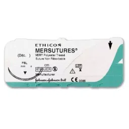 Ethicon NW4241EP Mersutures 2-0 Chromic 1/2 Round Body Suture Size 76 cm (Pack of 12)-picture-43