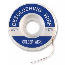 DURATOOL Desolder Braid, 1.5M X 2 mm, Pk10, ZD-180/87-1803 (Pack of 10)-20