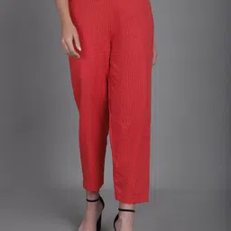CORSICA Women Tailored High-Rise Relaxed Fit Trousers-picture-30