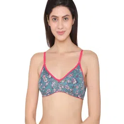 Clovia Green Non-Wired Non-Padded Full Coverage Bra-picture-14