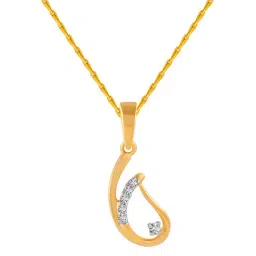 P.C. Chandra Jewellers 18 kt Gold & Diamond Pendant-image-67